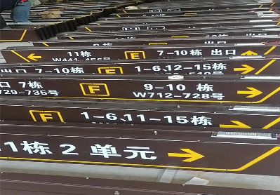 南部广告标识中，常见的几种安装方式。