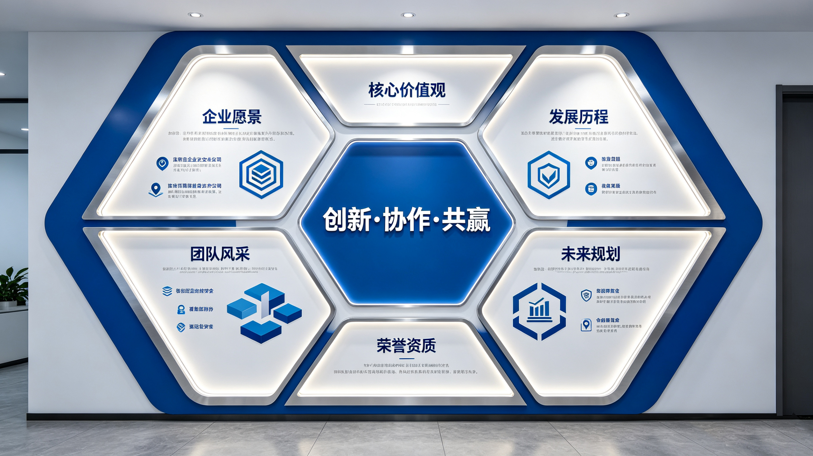 南部企业文化墙六边形避坑指南（新手常犯5个错误）